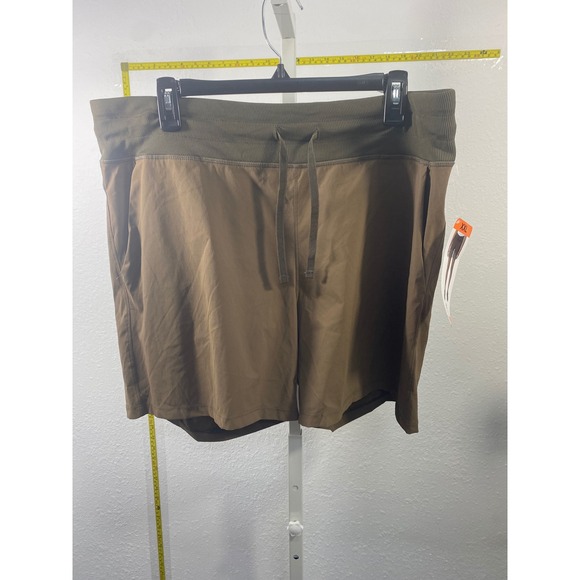 Tuff Athletics Pants - Tuff Athletics Womens XXL Olive Green Active Shorts Drawstring Ribbed Waist NWT